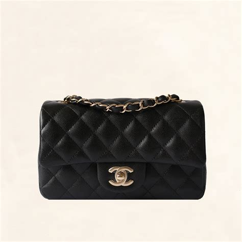 chanel black mini rectangular|Chanel rectangular mini flap bag.